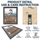 Custom Photo My Hardest Goodbye - Memorial, Sympathy Gift For Dog Owners, Cat Lovers - Personalized Rectangle Pet Loss Sign, Collar Frame