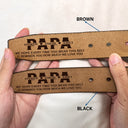 You Wear This Reminds You How Much I Love You - Personalized Engraved Leather Belt