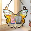 I Miss You Dad, I Know - Personalized Window Hanging Suncatcher Ornament