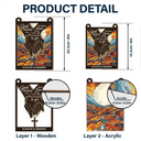 Que Dieu bénisse le couple chrétien de Broken Road ! Ornement attrape-soleil personnalisé à suspendre à la fenêtre