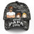 Best Dad And Papa Ever 3D Brick Wall Print - Personalized Classic Cap