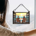 You And Me We Got This Life We Love - Personalized Window Hanging Suncatcher Ornament