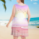 Beach Booze Besties - Personalized Sleeveless Tank Dress