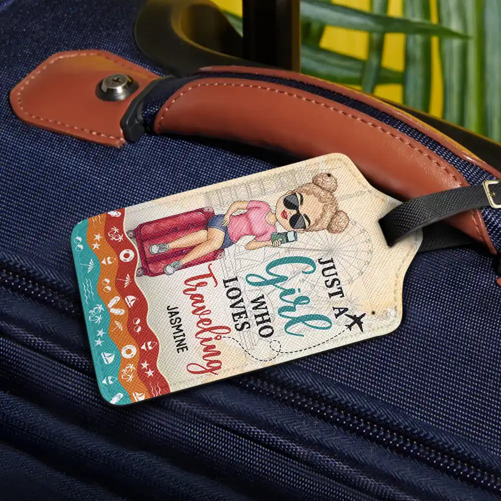 And So The Adventure Begins - Personalized Luggage Tag