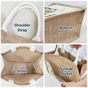 Teacher Helping Little Minds Grow - Personalized Jute Tote Bag