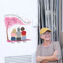 Mère et filles liées à jamais - Autocollant décoratif personnalisé