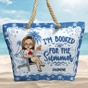 Just Read A Book And Chill - Personalized Beach Bag