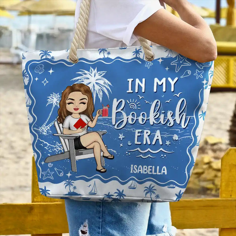 Just Read A Book And Chill - Personalized Beach Bag