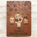 Grandma's Recipe Cookbook - Personalized Leather Journal