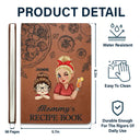 Grandma's Recipe Cookbook - Personalized Leather Journal