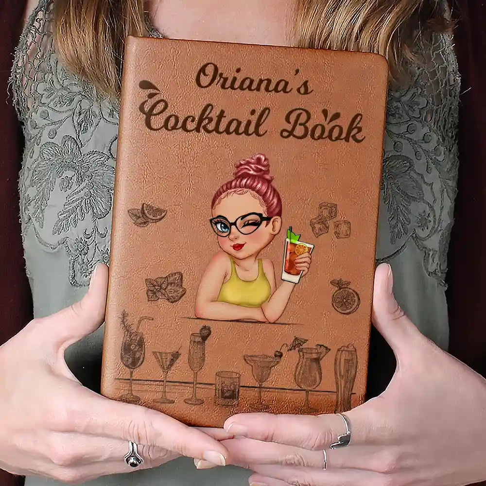 My Cooktail Book - Personalized Leather Journal