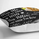 Custom Photo Memorial Hug This Pillow And Know I'm Here - Personalized Pillow