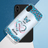 Heureux d'être appelé grand-mère maman - Coque de téléphone transparente personnalisée 