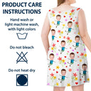 Custom Photo Bless To Be Called Grandma Nana - Personalized Sleeveless Tank Dress