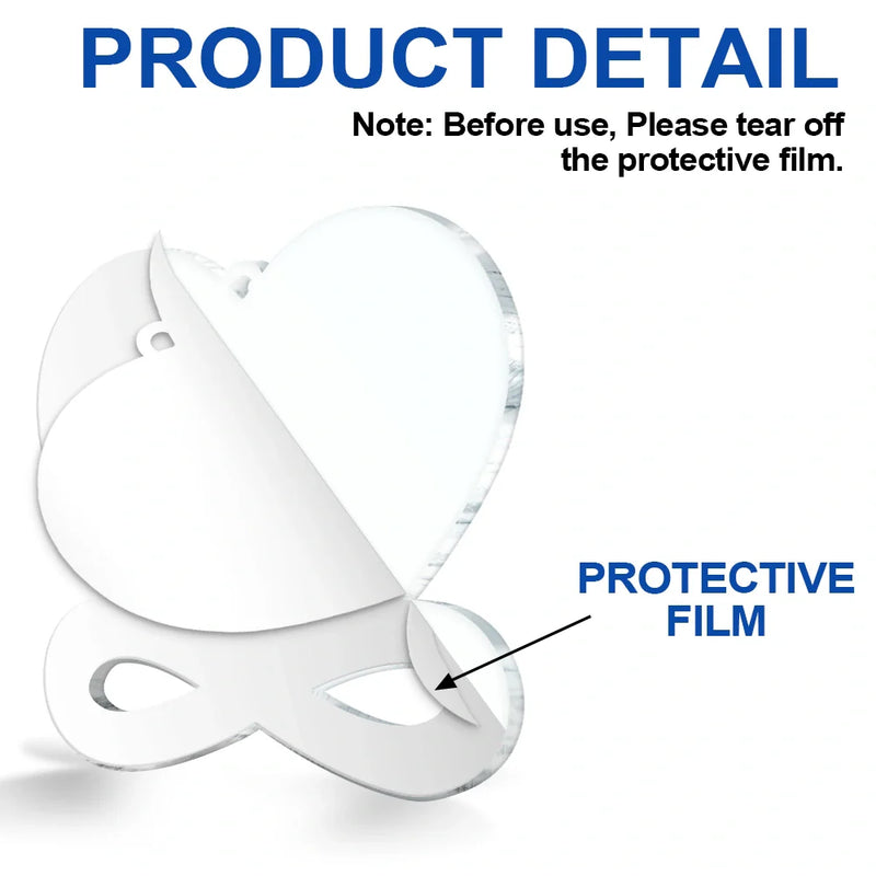 Besties Forever Not Sisters By Blood But Sisters By Heart - Personalized Custom Shaped Acrylic Ornament