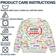 Heureux d'être appelé Grand-mère Nana - Pull moche unisexe personnalisé 