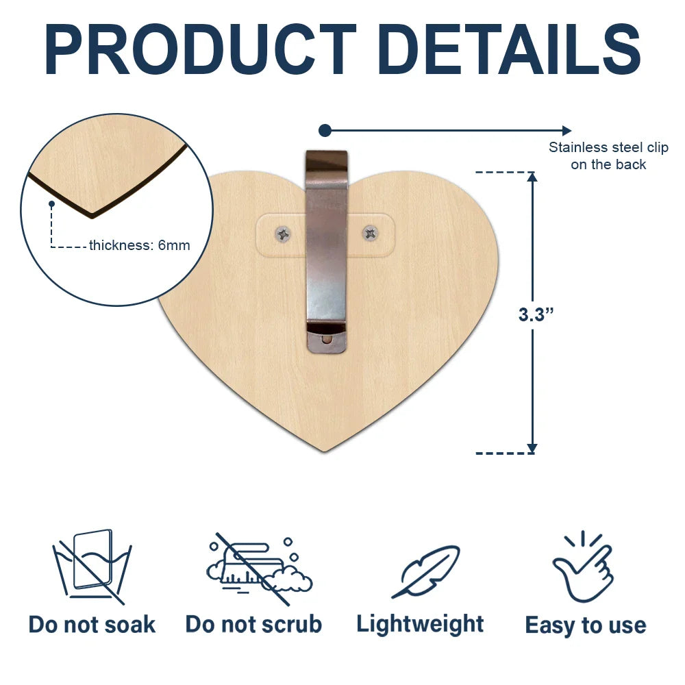 Custom Photo,Gift For Couples,Gift For Husband,Gift For Wife,Gift For Boyfriend,Gift For Girlfriend,Love - Custom Photo Drive Safe Couple Names - Personalized Custom Shaped Car Visor Clip