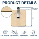 Arbre gravé personnalisé avec photo « Je t'aime » - Clip de pare-soleil de voiture personnalisé