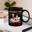 Gift For Couples,Gift For Husband,Gift For Wife,Gift For Boyfriend,Gift For Girlfriend - Custom Photo Couple Roses Are Red The Morning Is Foggy - Personalized Mug

