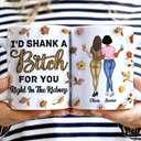 Gift For Bestie, Gift For Sisters - Right In The Kidney Besties Sisters - 3D Inflated Effect Printed Mug, Personalized White Edge-to-Edge Mug