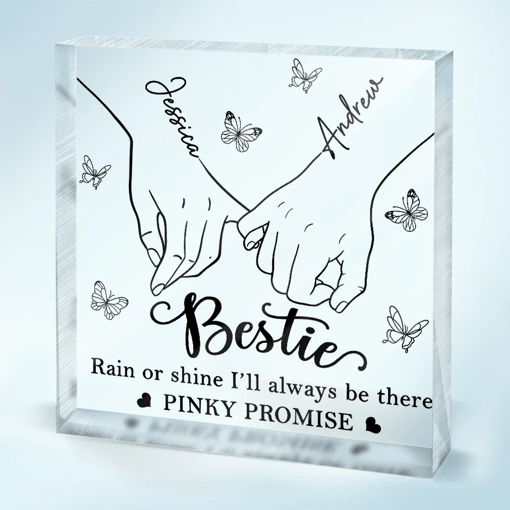 Gift For Bestie,Gift For Sisters,Happy - I May Not Be Able To Solve All Of Your Problems - Personalized Square Shaped Acrylic Plaque