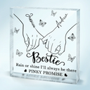 Gift For Bestie,Gift For Sisters,Happy - I May Not Be Able To Solve All Of Your Problems - Personalized Square Shaped Acrylic Plaque