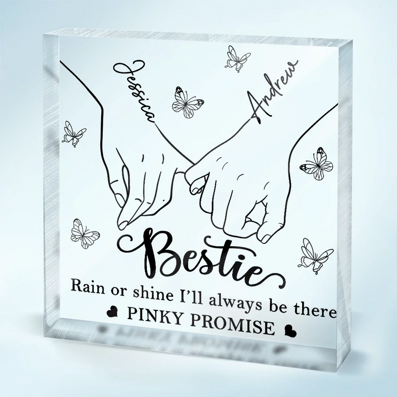 Gift For Bestie,Gift For Sisters,Happy - I May Not Be Able To Solve All Of Your Problems - Personalized Square Shaped Acrylic Plaque