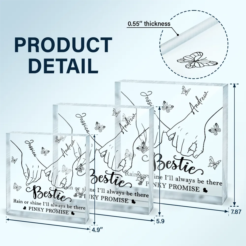 Gift For Bestie,Gift For Sisters,Happy - I May Not Be Able To Solve All Of Your Problems - Personalized Square Shaped Acrylic Plaque