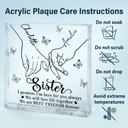 Gift For Bestie,Gift For Sisters,Happy - I May Not Be Able To Solve All Of Your Problems - Personalized Square Shaped Acrylic Plaque