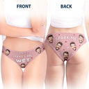 Gift For Wife,Gift For Girlfriend,Love,Custom Photo - Custom Photo You Makes Me Wet - Personalized Women's Low-waisted Brief