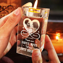 Custom Photo,Gift For Couples,Gift For Husband,Gift For Wife,Gift For Boyfriend,Gift For Girlfriend,Love - Custom Photo I Met You I Liked You I Love You - Personalized Crystal Candle Holder