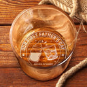 New Dad,New baby,Gift For Father - Custom Photo Our First Father's Day Together - Personalized Engraved Whiskey Glass