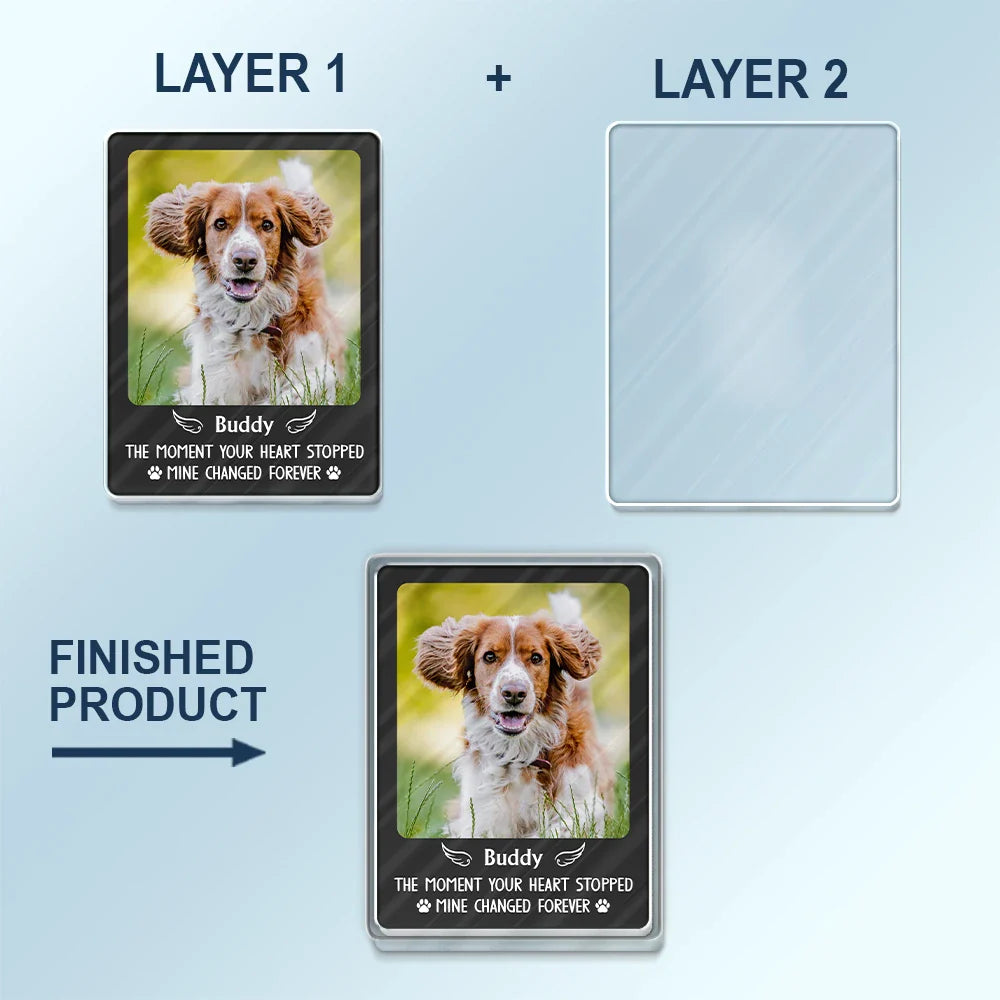 Custom Photo,Memorial,Sad,Dog Lovers,Pet Lovers,Cat Lovers - Custom Photo Memorial You Were My Hardest Goodbye - Personalized Custom Shaped Acrylic Car Visor Clip