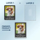 Custom Photo,Memorial,Sad,Dog Lovers,Pet Lovers,Cat Lovers - Custom Photo Memorial You Were My Hardest Goodbye - Personalized Custom Shaped Acrylic Car Visor Clip