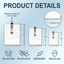 Custom Photo,Memorial,Sad,Dog Lovers,Pet Lovers,Cat Lovers - Custom Photo Memorial You Were My Hardest Goodbye - Personalized Custom Shaped Acrylic Car Visor Clip