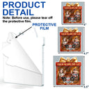 Gift For Couples,Gift For Husband,Gift For Wife,Pet Lovers,Pet Couple,Cat Lovers,Cat Couple,Christmas,Happy - You & Me And The Cat 3D Effect Couple Gift Shaped - Personalized Custom Shaped Acrylic Ornament