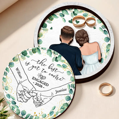 2-Layered Wooden Ring Dish