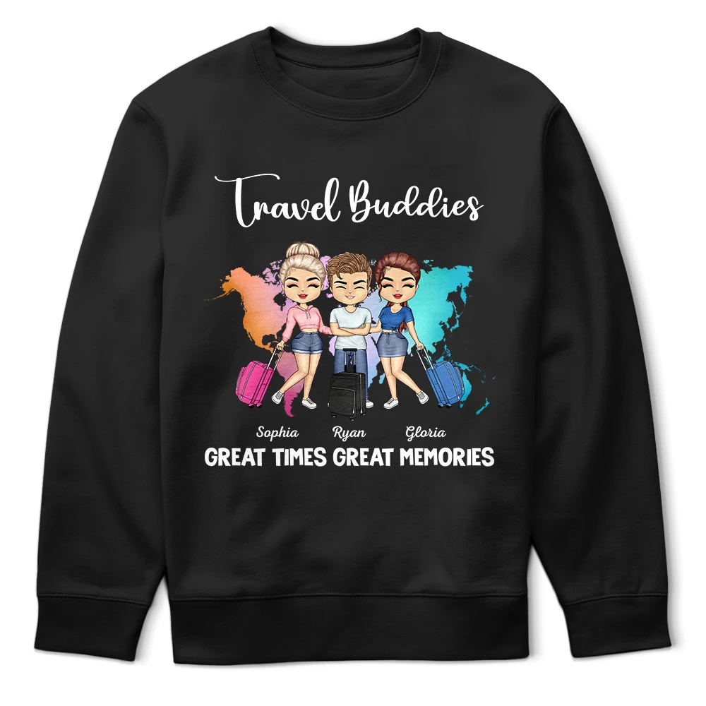 Compagnons de voyage, bons moments, bons souvenirs - T-shirt personnalisé
