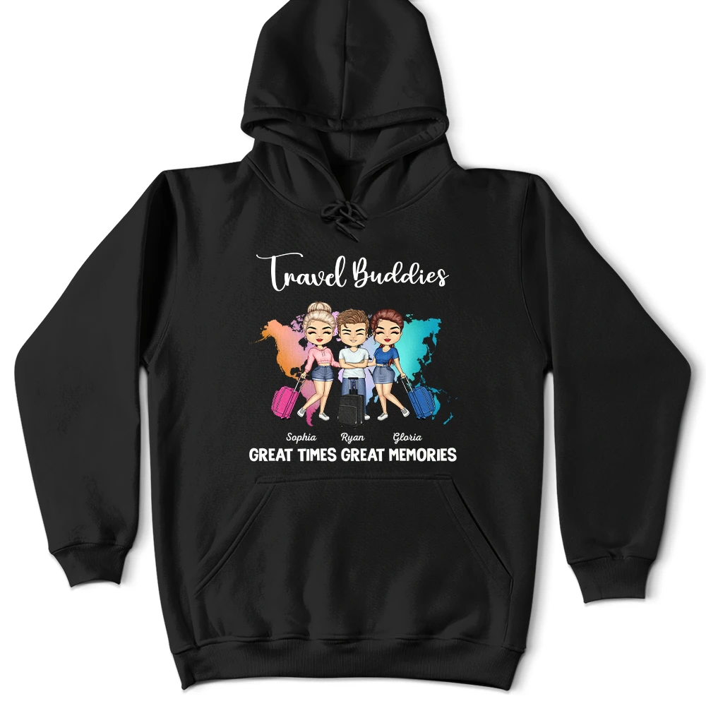 Compagnons de voyage, bons moments, bons souvenirs - T-shirt personnalisé
