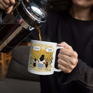 Papa chien pour toujours dans mon cœur - Cadeau commémoratif pour les amoureux des chiens - Tasse personnalisée