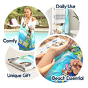 Plan de retraite - Serviette de plage personnalisée