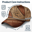 Dope Dog Dad Hand Paw Sketch - Personalized Classic Cap