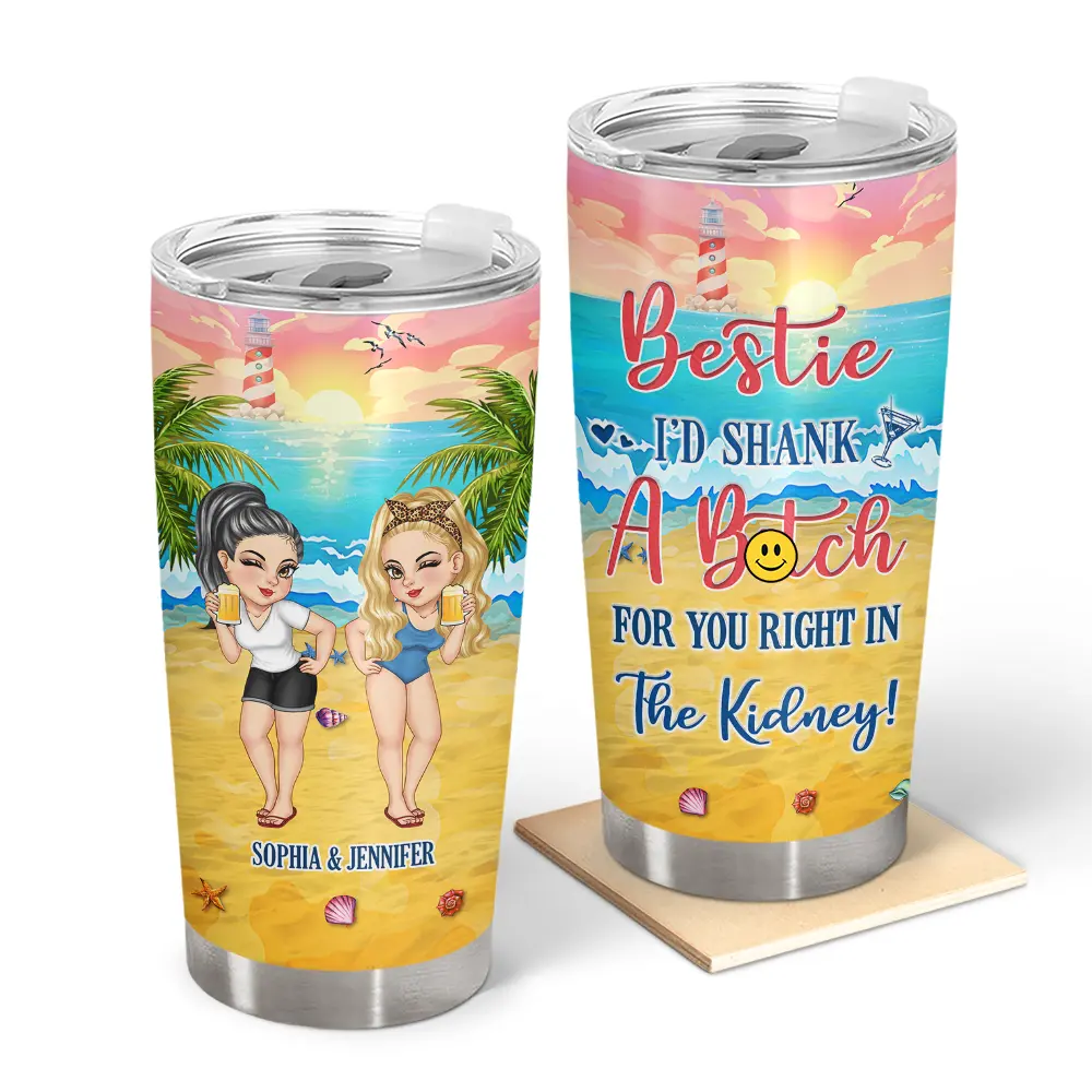 Beach I'd Shank A Beach For You - Personalized Tumbler