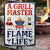 A Grillmaster Lives Here - Personalized Classic Metal Signs