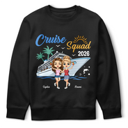 T-shirt personnalisé « Croisière Squad Bestie Trip »