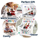 Bestie Because Of You - Personalized Fleece Blanket, Sherpa Blanket