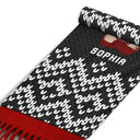 Monogram Christmas Family - Personalized Wool Scarf With Tassel