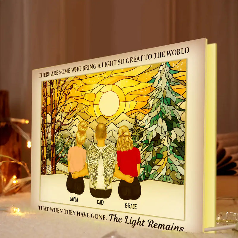 The Light Remains - Personalized Custom Shaped Light Box