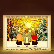The Light Remains - Personalized Custom Shaped Light Box