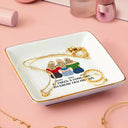 Gift For Bestie - Grow Old Friends - Personalized Ring Dish